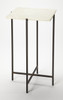 Butler Nigella Square Marble & Metal Accent Table