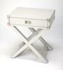 Butler Anew White Campaign Side Table