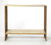 Butler Cambria Fossil Stone & Metal Console Table
