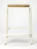 Butler Dawson White Counter Stool