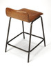 Butler Ludlow Leather & Metal Counter Stool