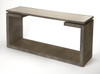 Butler Pruitt Brown Leather Console Table