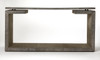 Butler Pruitt Brown Leather Console Table