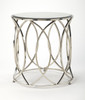 Butler Desiree Mirror & Nickel End Table