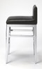 Butler Kelsey Stainless Steel Faux Leather Counter Stool