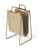 Butler Idaho Burlap & Metal Magazine Basket