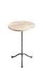 Butler Loreto Fossil Stone Pedestal Table