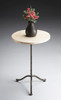 Butler Loreto Fossil Stone Pedestal Table