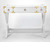 Butler Forster Glossy White Writing Desk