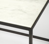 Butler Phinney Marble & Metal Coffee Table