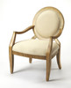 Butler Gretchen Beige & Cappuccino Accent Chair