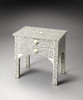 Butler Vivienne Gray Bone Inlay Side Table