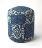 Butler Samode Blue Pouffe