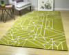 Kaleen Origami Hand-tufted Org04-96 Lime Green Area Rugs
