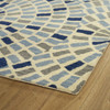 Kaleen Rosaic Hand Tufted Roa01-17 Blue Area Rugs