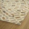 Kaleen Rosaic Hand Tufted Roa01-49 Brown Area Rugs