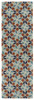 Kaleen Rosaic Hand Tufted Roa04-78 Turquoise Area Rugs