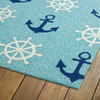 Kaleen Sea Isle Handmade Sea06-17 Blue Area Rugs