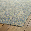 Kaleen Weathered Hand-tufted Wtr01-17 Blue Area Rugs
