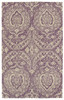Kaleen Weathered Hand-tufted Wtr01-95 Purple Area Rugs