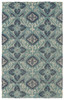 Kaleen Weathered Hand-tufted Wtr03-91 Teal Area Rugs