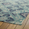 Kaleen Weathered Hand-tufted Wtr03-91 Teal Area Rugs
