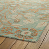 Kaleen Weathered Hand-tufted Wtr04-78 Turquoise Area Rugs