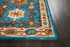 Nourison Vivid VIV09 Teal Area Rugs