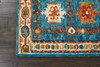 Nourison Vivid VIV09 Teal Area Rugs