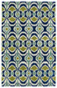 Kaleen Global Inspirations Hand-tufted Glb03-17 Blue Area Rugs