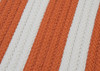 Colonial Mills Stripe It Tr19 Tangerine Area Rugs