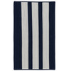 Colonial Mills Everglades Vertical Stripe Ev57 Navy Pier Area Rugs