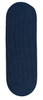 Colonial Mills Reversible Flat-braid (oval) Runner Rv53 Navy Area Rugs