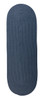 Colonial Mills Reversible Flat-braid (oval) Runner Rv57 Cobalt Blue Area Rugs