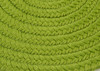 Colonial Mills Reversible Flat-braid (oval) Runner Rv65 Lime Area Rugs