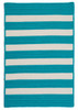 Colonial Mills Stripe It Tr49 Turquoise Area Rugs