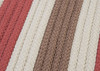 Colonial Mills Stripe It Tr99 Terracotta Area Rugs