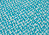 Colonial Mills Outdoor Houndstooth Tweed Ot57 Turquoise Chair Pads