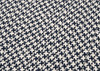 Colonial Mills Outdoor Houndstooth Tweed Ot59 Navy Chair Pads