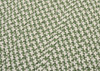 Colonial Mills Outdoor Houndstooth Tweed Ot68 Leaf Green Chair Pads