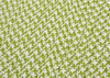 Colonial Mills Outdoor Houndstooth Tweed Ot69 Lime Chair Pads