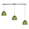 ELK Lighting Viva 3-Light Mini Pendant - 31080/3L-GRN