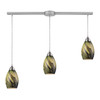 ELK Lighting Formations 3-Light Mini Pendant - 31133/3L-PLN