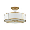 ELK Lighting Ceramique 3-Light Semi Flush Mount - 33052/3