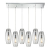 ELK Lighting Menlow Park 6-Light Mini Pendant - 60054-6RC