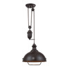 ELK Lighting Farmhouse 1-Light Pendant - 65071-1