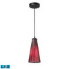 ELK Lighting Lumino 1-Light Mini Pendant - 70000-1IR-LED