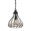 ELK Lighting Crystal Web 1-Light Mini Pendant - 81105/1