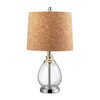 ELK Home Clear Glass 1-Light Table Lamp - D142