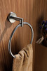 ANZZI Caster 2 Series Towel Ring In Brushed Nickel - AC-AZ009BN